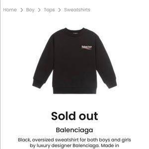 Balenciaga sweatshirt
